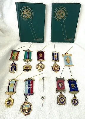 £130 • Buy ROYAL ORDER OF ANTEDILUVIAN BUFFALO Medal Collection And Accessories.