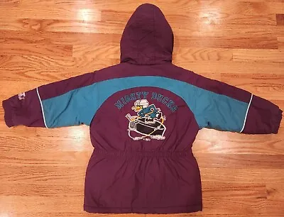 Mighty Ducks Starter Jacket Youth Large Preowned NHL Anaheim Ducks Disney 90's • $149.99