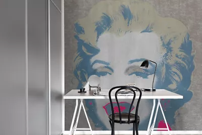 3D Graffiti Marilyn Monroe Wallpaper Wall Mural Removable Self-adhesive 922 • $80.95