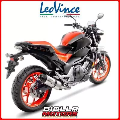 14189e Muffler Leovince Honda Nc 750 S/x/dct/abs 2019 - Lv One Evo Stainless Ste • $452.44