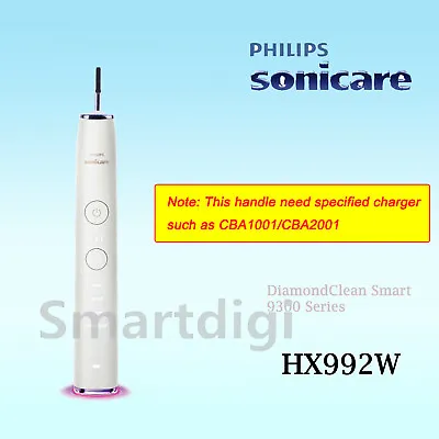 $129.95 • Buy Philips Sonicare DiamondClean Smart Toothbrush 9300 Series HX992W Handle White