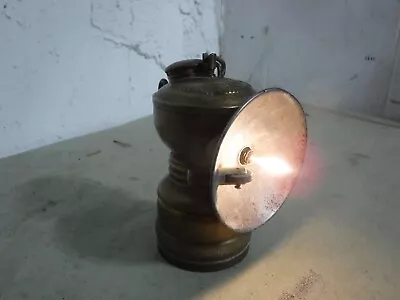 Antique John Simmons  Baldwin Carbide Miners Lamp Great Condition Working • $250