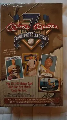 1997 Mickey Mantle Shoe Box Collection -- Factory Sealed Wax Box • $425.99