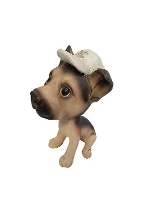 Vintage Grayish Tan German Shepherd Dog Bobblehead Nodder 6  • $29.49