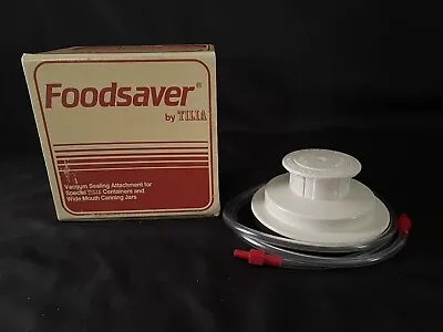 Vintage FoodSaver By Tilia Wide Mouth Jar Sealer • $14