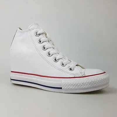 Women's CONVERSE 'CT Wedge' 6 US / 36.5 EU Shoes White High | 3+ Extra 10% Off • $69.99