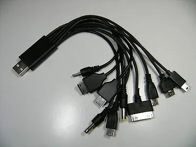 Multi Function USB Adapter Cable 10 In 1 OTG Converter Data Transfer Charger A+ • $12.10