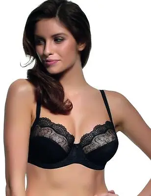 Plus Size Bras Panache Elsa Underwired Non Padded Balcony Balconette Bra 6691  • £11.39