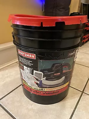 Craftsman 9  Buffer Polisher With Storage Bucket 10678 • $50