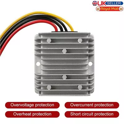 DC36V/48V To DC24V 20A 480W Step-Down Power Supply Converter Regulator Module UK • £18.99