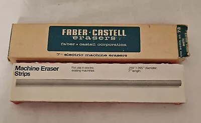 VINTAGE Faber Castell 7  10 Electric Machine Erasers No. 73 & 6 #79 Erasers  • $34.95