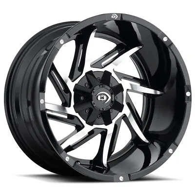 17x9 Vision Off-Road 422 Prowler Black Machined Wheel 6x135 (12mm) • $156.22