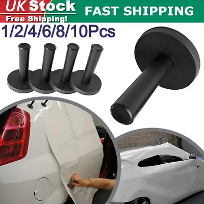 1-10Pcs Car Wrapping Black Gripper Magnet Holder For Car Vinyl Tools Magnets Kit • £8.99
