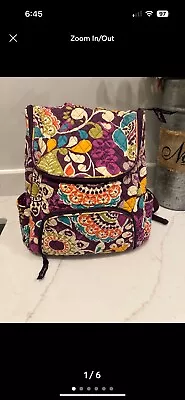 Vera Bradley Backpack Plum Crazy Retired • $22.38