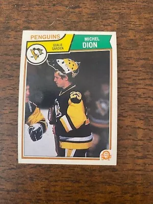 1983-84 O-Pee-Chee Hockey OPC #279 Michel Dion - Pittsburgh Penguins NRMT • $0.72