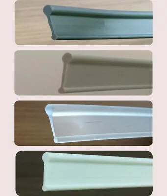 £4.99 • Buy Rubber Shower Seal For Folding Bath Screen Door White/ Grey/ Black/ Transparent