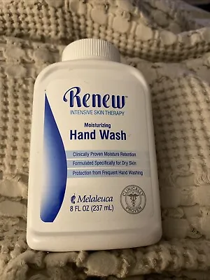 Melaleuca RENEW Intensive Skin Therapy Hand Wash 8 Ounce Bottle Sealed NEW (80) • $12.56