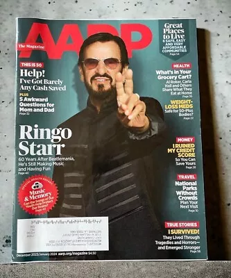 RINGO STARR AARP Magazine DEC/JAN 2023 60 Years After The BEATLES • $9.99