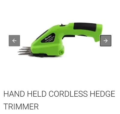 Cordless Hedge Trimmer Grass Shear7.2V Garden Handheld Hedge Shrub Cutter Set • £15