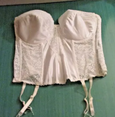 $36.99 • Buy VA BIEN Corset - White - Size 48C - EUC!