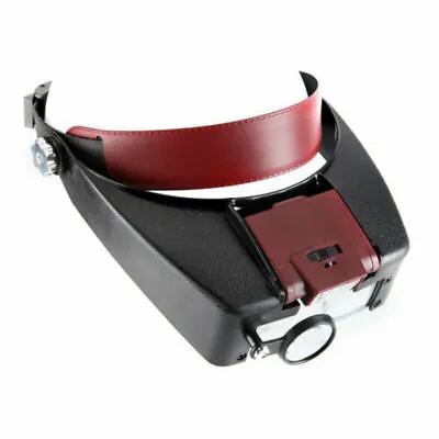 £11.99 • Buy Visor (10x) Magnifying Glass Headset LED Light Head Headband Magnifier Loupe 