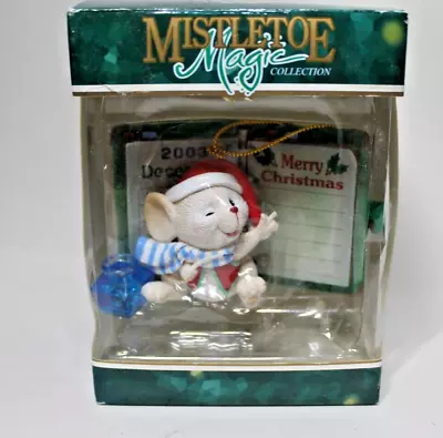 Mistletoe Magic Mouse With 2003 Day Planner & Ink Well NEW In Box • $9.99