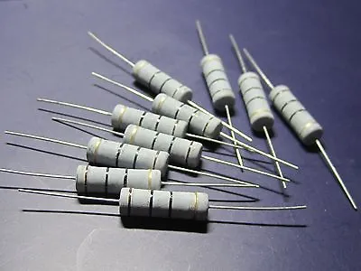 5W Metal Oxide Film Resistors 30 Value Assorted 1R~ 1MR 1ohm ~ 10M Ohm Kit 30pcs • $7.29