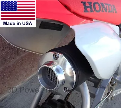 HONDA XR80 CRF80 XR100 CRF100 EXHAUST- 2D POWER TIP W/ SPARK ARRESTOR SCREEN USA • $28.95