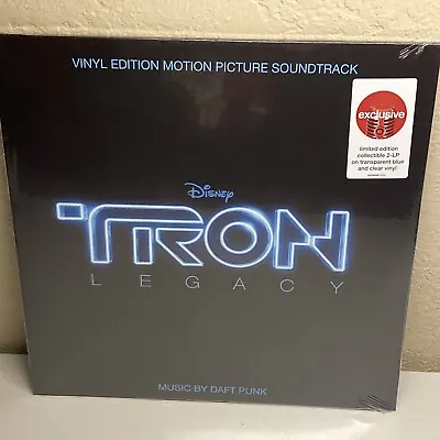 Daft Punk Tron Legacy Vinyl LP Transparent Clear/Blue NEW SEALED MINT • $49.99