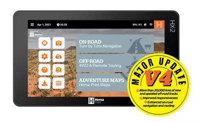 **brand New** Hema Hx-2 On/offroad Gps Navigator  - Express Post Fast Delivery • $699