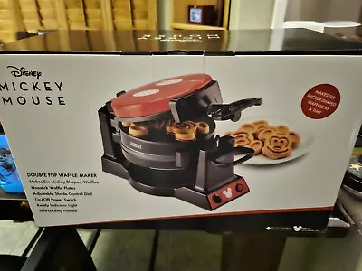 Disney Mickey Mouse 90th Anniversary Double Flip Waffle Maker - Multicolour • $87