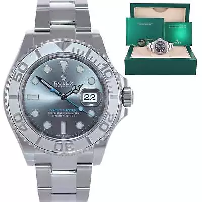 2023 MINT Rolex Yacht-Master 40mm 126622 Stainless Steel Platinum Rhodium Watch • $13792.13