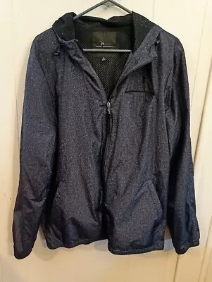 Marc Anthony Gray/Black Jacket W/ Hoodie Pocket Zipper Medium (M) • $9.95