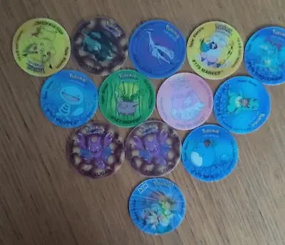 Pokemon Tazo X 13 Walkers Lenticular Pogs Holo Ash 1x Rare Special Edition • £9.99