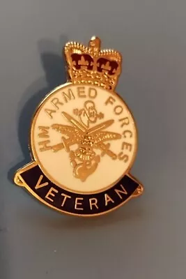 Veteran Armed Forces Pin Badge • £4.25