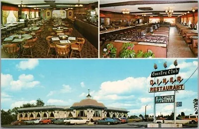 MARLTON New Jersey Postcard  Country Club Dinner & Restaurant  Voorhees Township • $5.25