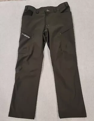 KUIU Mens Size 38x32 Attack Hunting Pants Green 4-way Stretch Pockets Mesh Cargo • $109.99