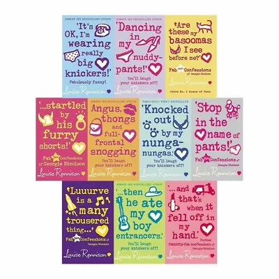 Louise Rennison Collection 10 Books Set Georgia Nicolson Pack  • £18.70