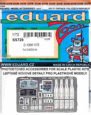 EDUSS729 1:72 Eduard Color Zoom PE - C-130H Hercules (ZVE Kit) • $19.84