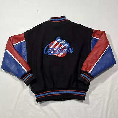 Rochester Americans AHL Hockey Wool Bomber Varsity Jacket Youth XL Vintage • $275