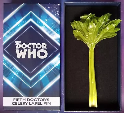 £79.99 • Buy Power Of The Doctor Who 5th Celery Lapel Pin Cosplay Replica BBC Purchased Prop