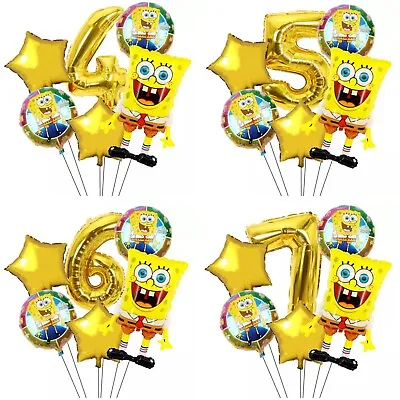 6pc Spongebob Balloons Party Supplies • $8.99