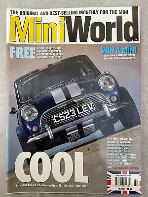 Mini World Magazine - July 2001 - Mk 2 Cooper LPG Mini Original 850 1330 Buil • £7.99