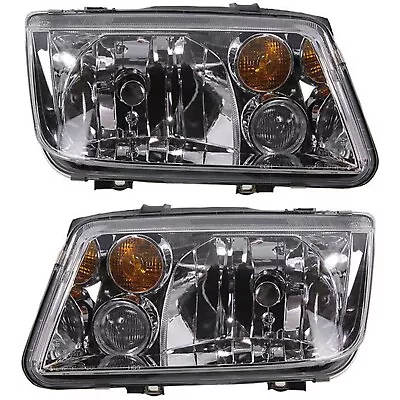 Headlight Set For 2002-2005 Volkswagen Jetta Left And Right With Fog Light 2Pc • $96.01