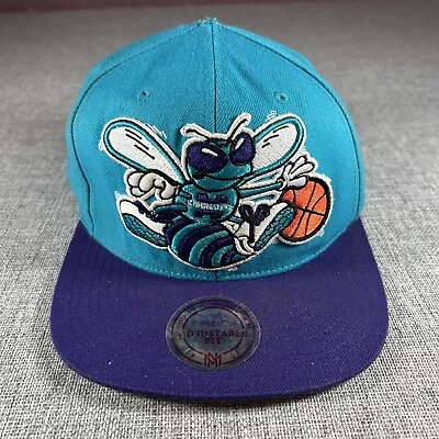 Charlotte Hornets Mitchell Ness Hat Cap Snapback *missing Squatchee* Hardwood • $9.99