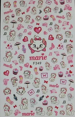 Disney's Marie Cat Nail Art Stickers • $3.89