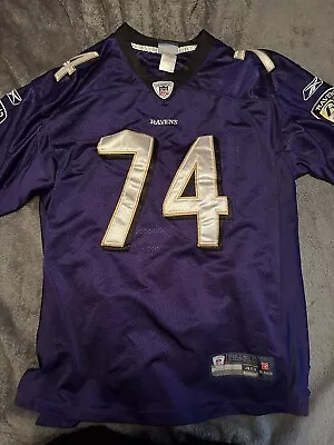 Michael Oher Baltimore Ravens Reebok Jersey L NFL • $30