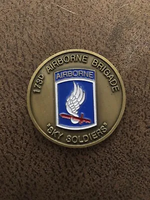 173d Airborne Brigade Separate SKY SOLDIERS  FIRST IN VIETNAM  Challenge Coin • $15.99