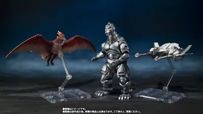 S.H. Monsterarts Godzilla Mechagodzilla II  Garuda & Fire Rodan Makuhari Figure • $249.99