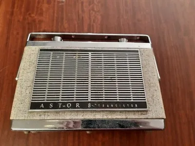 Astor 8 Transistor Portable Car Radio Vintage Retro Picnic Air Chief Untested • $275